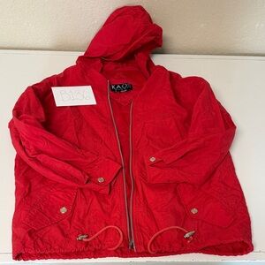 Kaos Sport Red Windbreaker